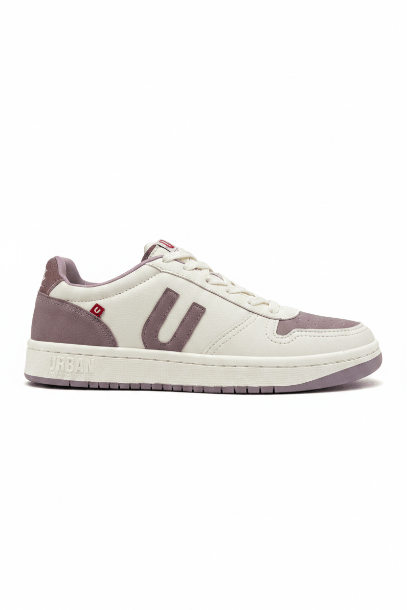 Tenis Blanco Hueso Lila 13251 Casual de Mujer Calzado 365 Costa Rica - Calzado 365