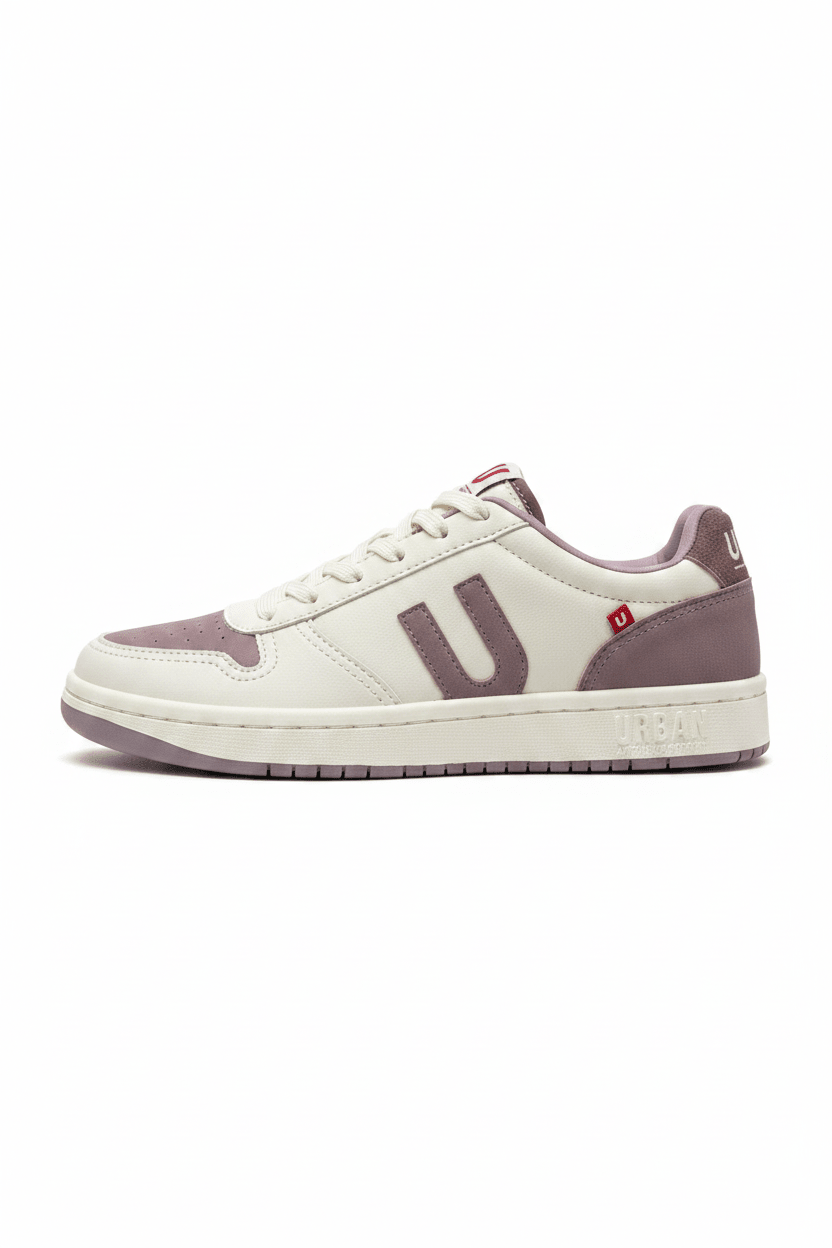 Tenis Blanco Hueso Lila 13251 Casual de Mujer Calzado 365 Costa Rica - Calzado 365