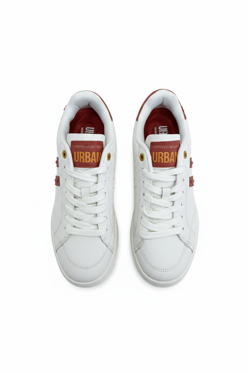 Tenis Blanco Hueso Terracota 13253 Casual de Mujer Calzado 365 Costa Rica - Calzado 365