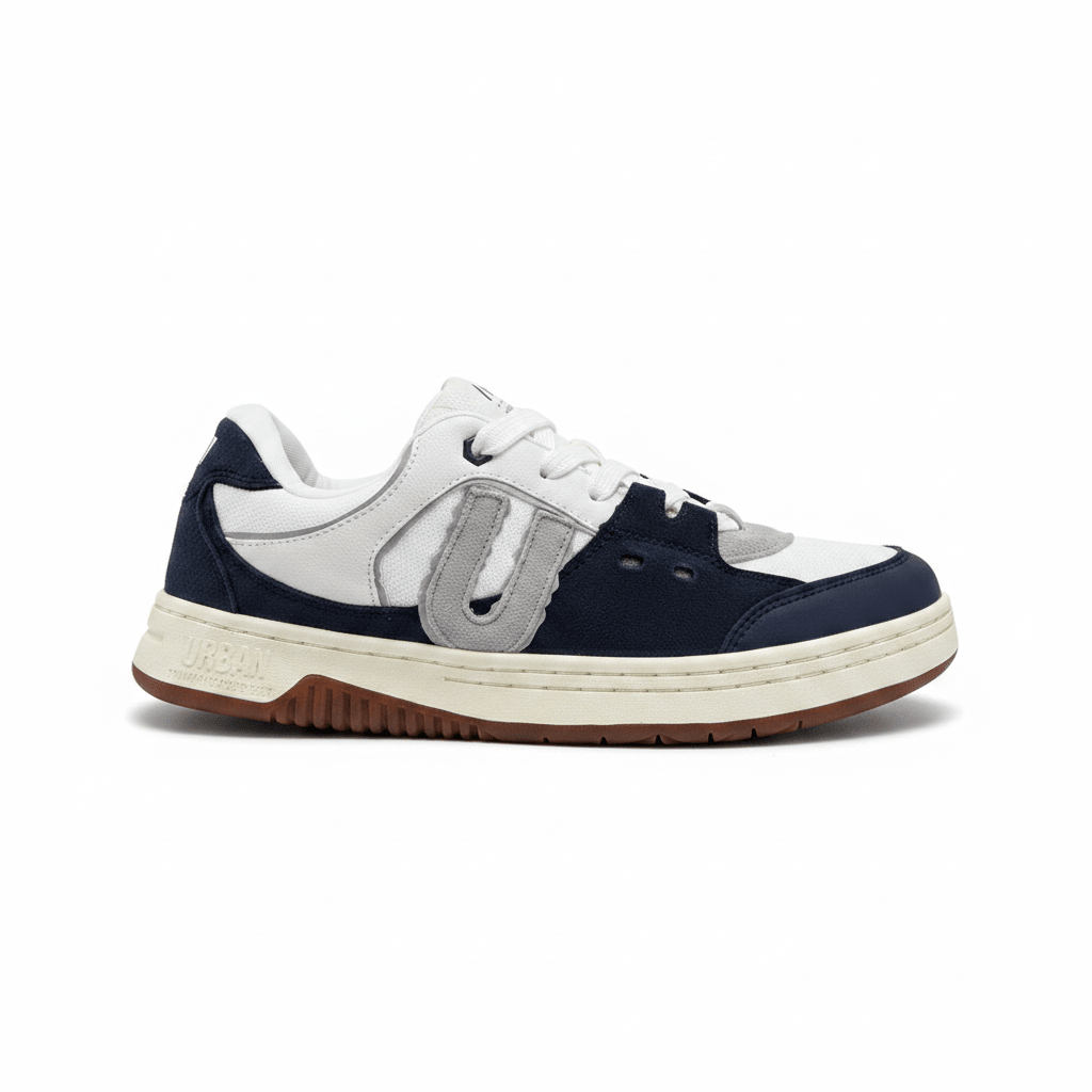 Tenis Blanco Navy Gamuza 13713 De Cordones Casual de Hombre Calzado 365 Costa Rica - Calzado 365