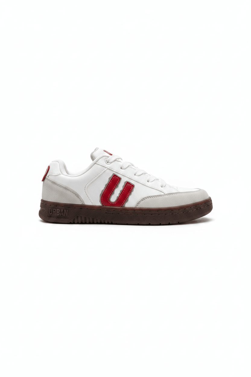 Tenis Blanco Rojo 13723 De Cordones Casual de Hombre Calzado 365 Costa Rica - Calzado 365