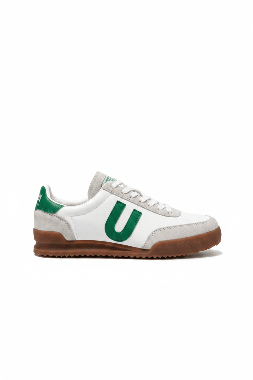 Tenis Blanco Verde Gamuza 13706 De Cordones Casual de Hombre Calzado 365 Costa Rica - Calzado 365
