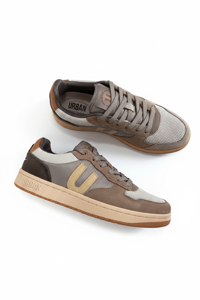 Tenis Gris Cálido Gamuza 13730 De Cordones Casual de Hombre Calzado 365 Costa Rica - Calzado 365