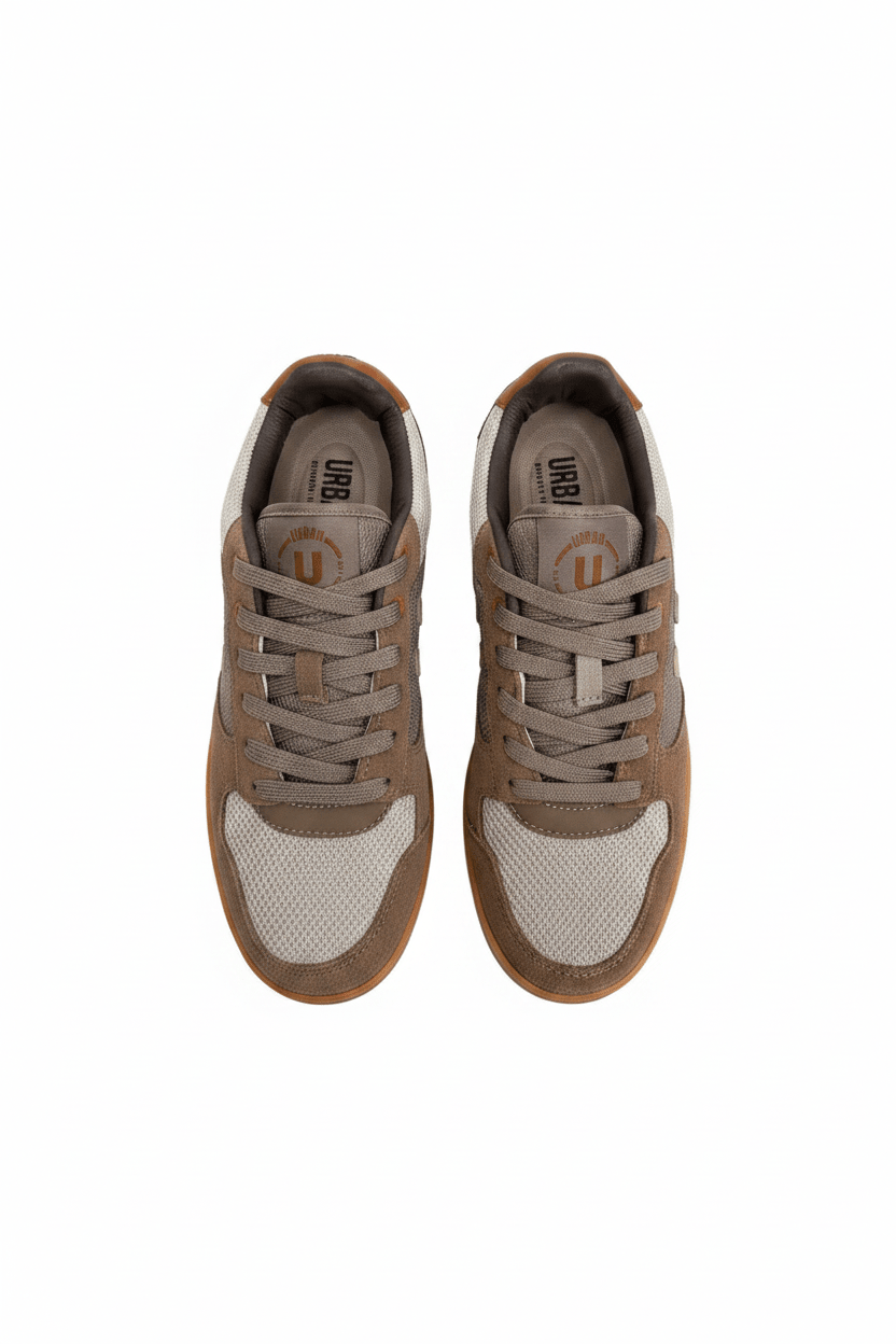 Tenis Gris Cálido Gamuza 13730 De Cordones Casual de Hombre Calzado 365 Costa Rica - Calzado 365