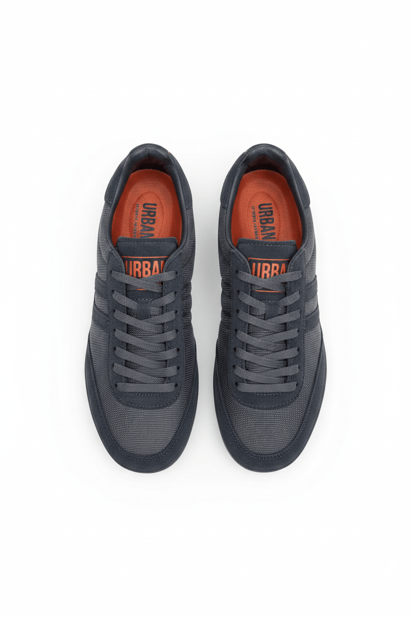Tenis Gris Oscuro Gamuza 13709 De Cordones Casual de Hombre Calzado 365 Costa Rica - Calzado 365