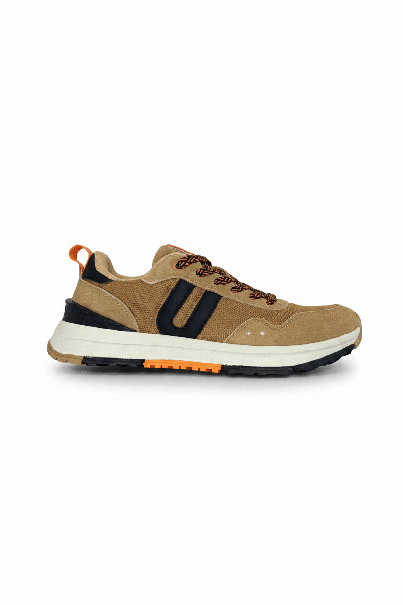 Tenis Khaki Gamuza 12624 De Cordones Casual de Hombre Calzado 365 Costa Rica - Calzado 365
