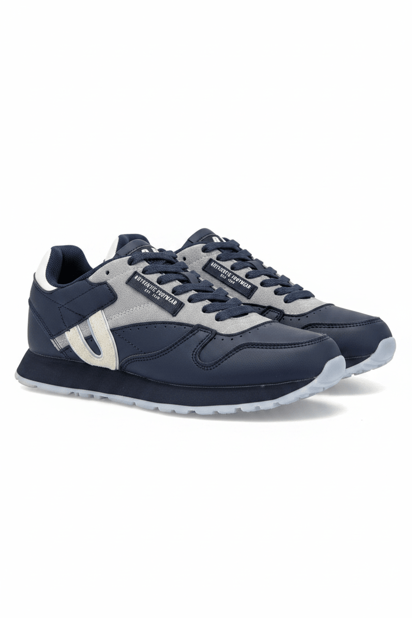 Tenis Navy Gris Gamuza 13196 De Cordones Casual de Mujer Calzado 365 Costa Rica - Calzado 365