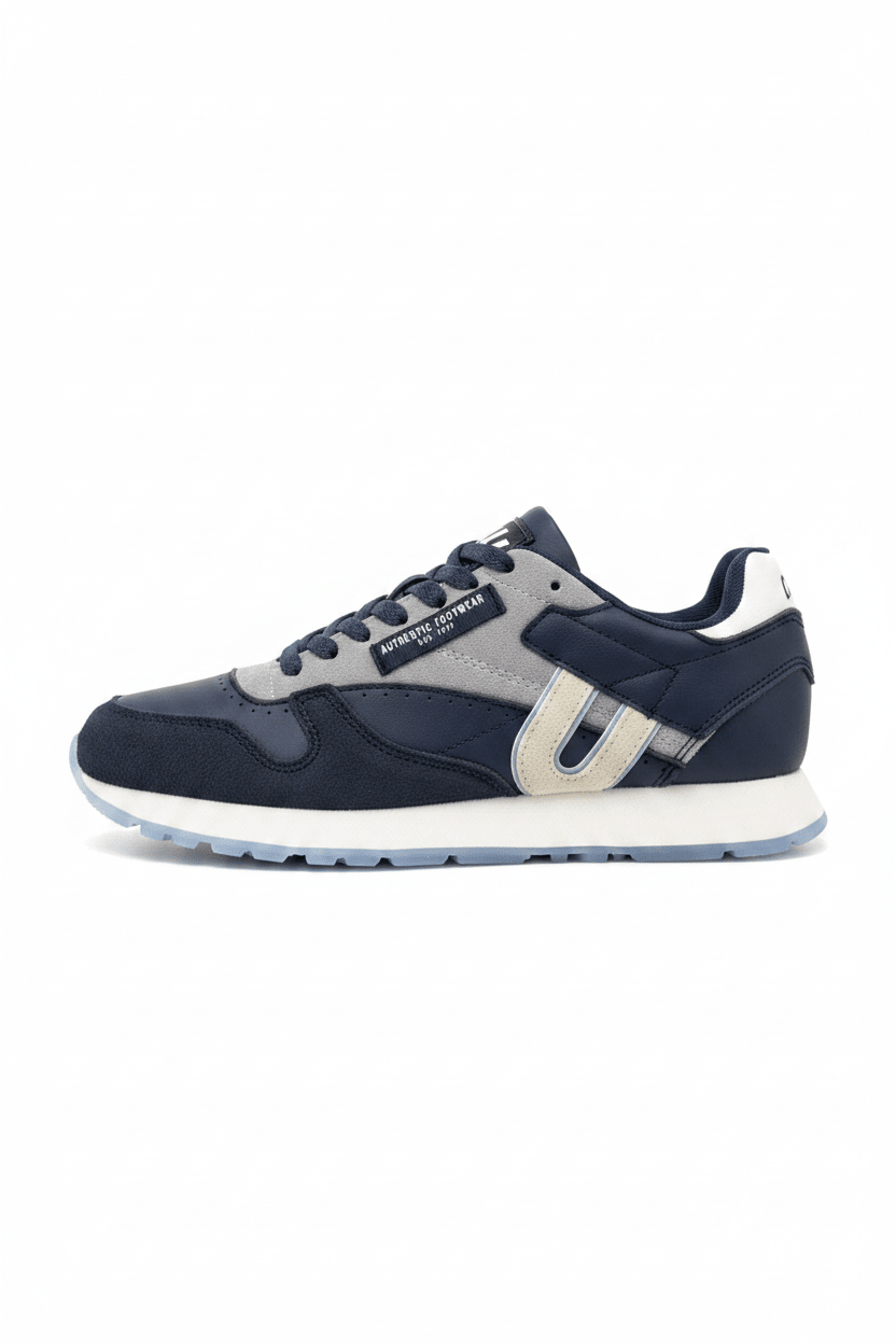 Tenis Navy Gris Gamuza 13196 De Cordones Casual de Mujer Calzado 365 Costa Rica - Calzado 365