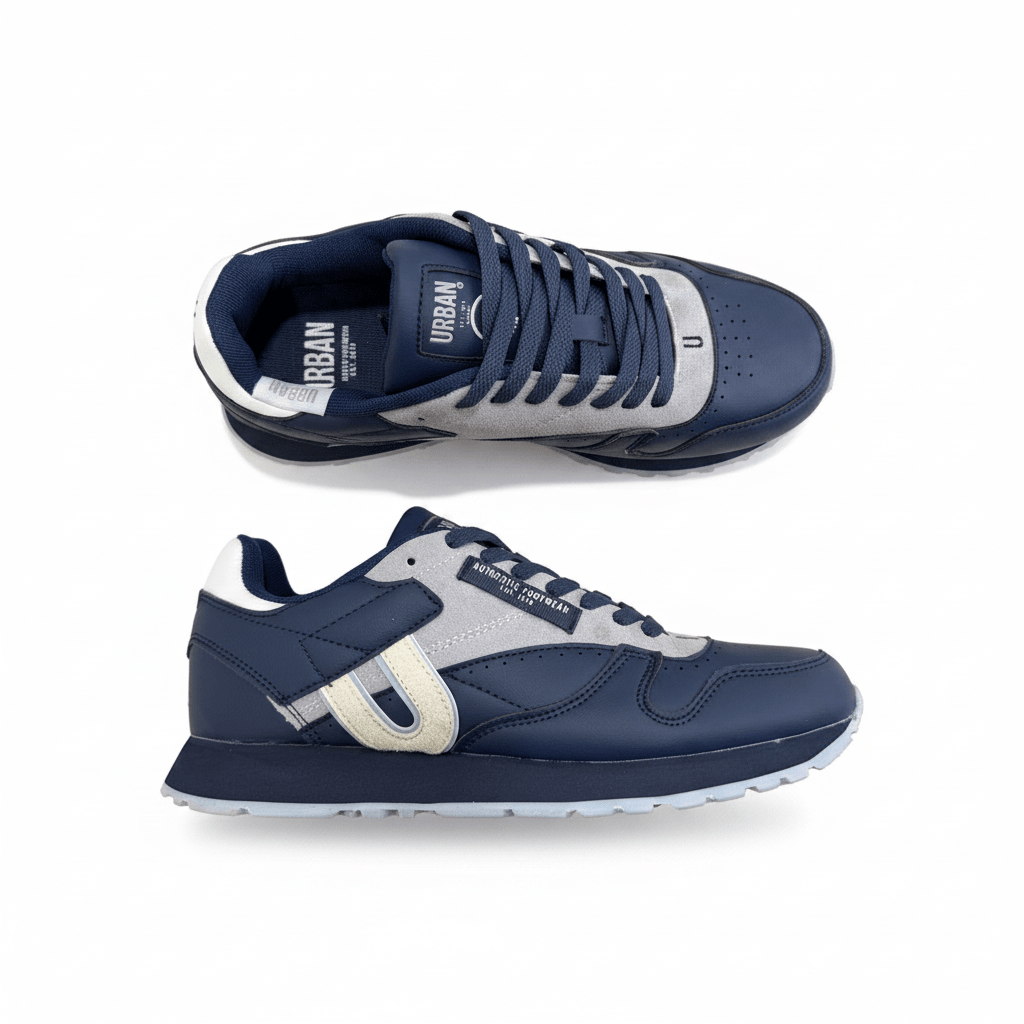 Tenis Navy Gris Gamuza 13196 De Cordones Casual de Mujer Calzado 365 Costa Rica - Calzado 365