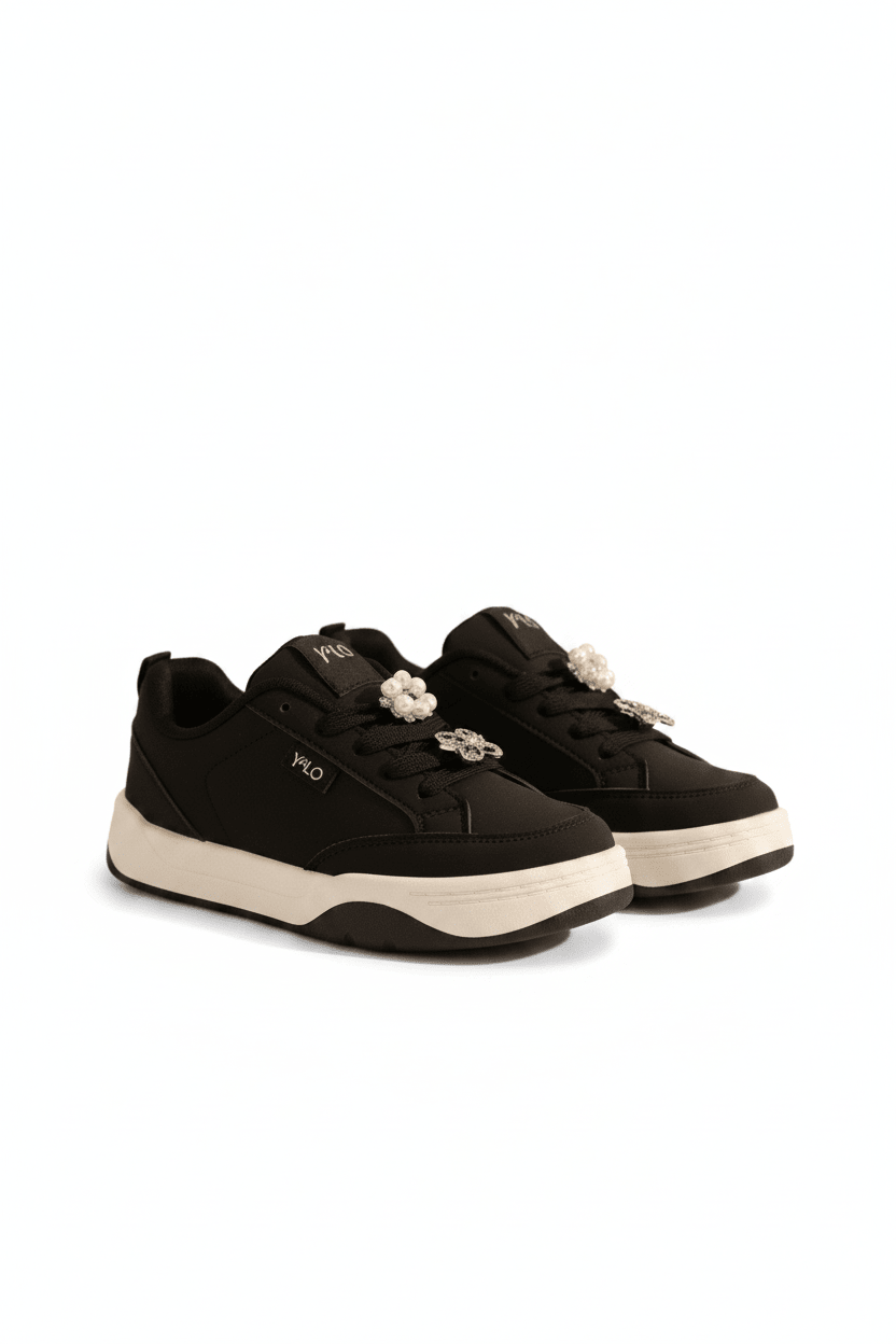 Tenis Negro 14138 Casual de mujer Apolo Costa Rica - Calzado 365