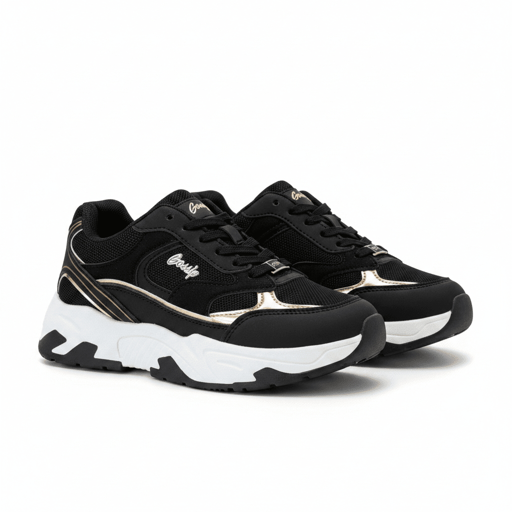Tenis Negro 15138 Casual Deportivo de mujer Costa Rica - Calzado 365