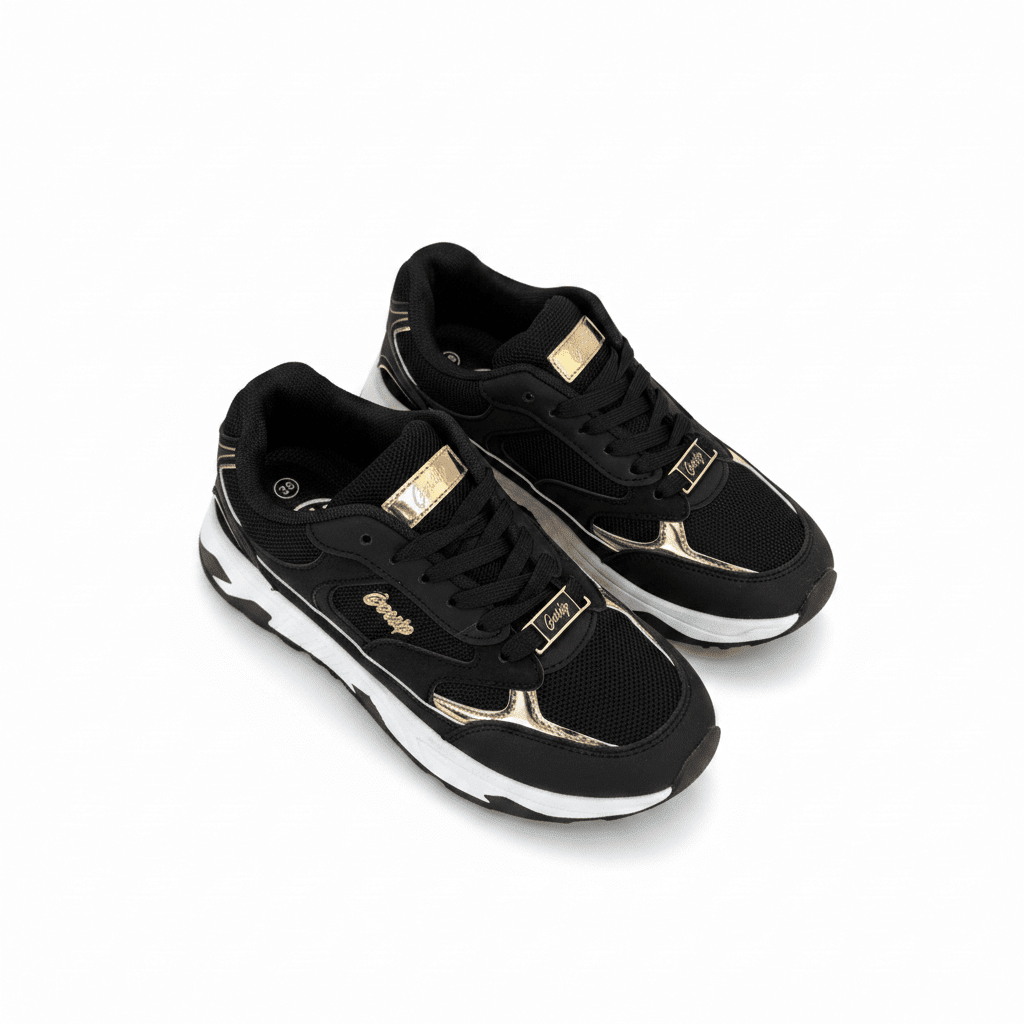 Tenis Negro 15138 Casual Deportivo de mujer Costa Rica - Calzado 365
