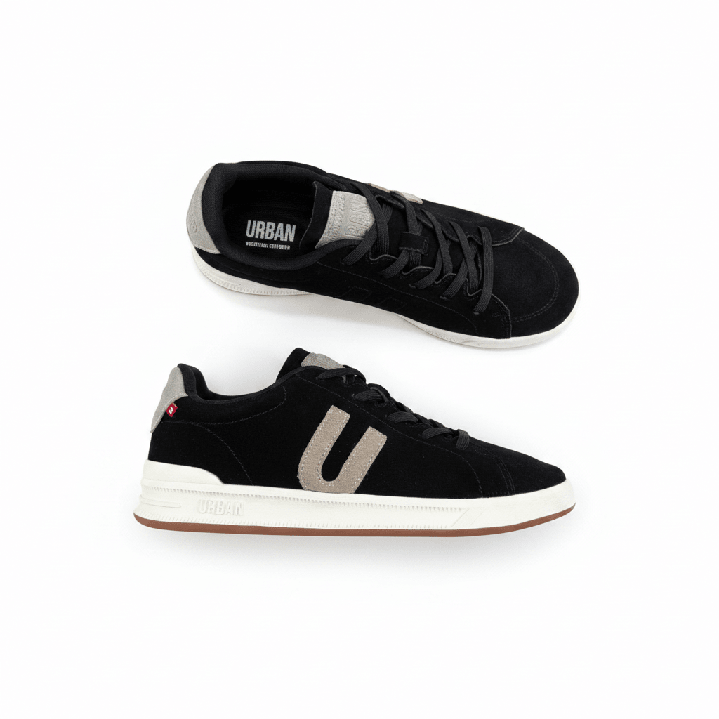 Tenis Negro Beige Gamuza 13240 De Cordones Casual de Hombre Calzado 365 Costa Rica - Calzado 365