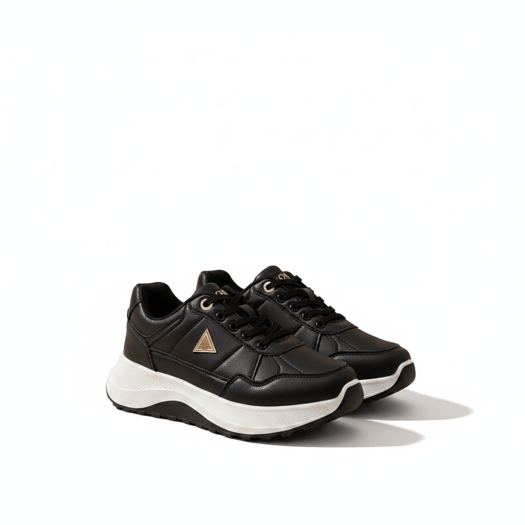 Tenis Negro Casual Plataforma 14144 de mujer Alexa Costa Rica - Calzado 365