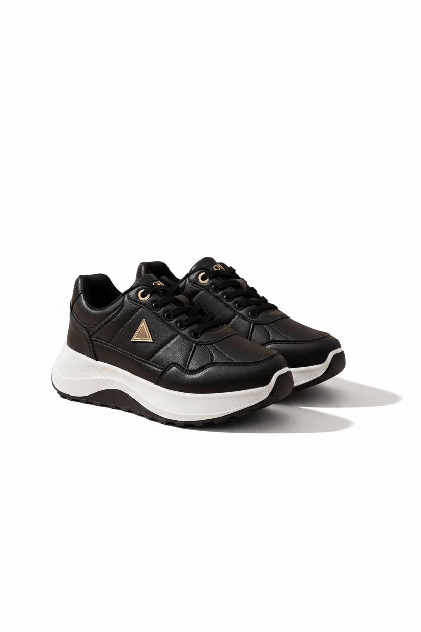 Tenis Negro Casual Plataforma 14144 de mujer Alexa Costa Rica