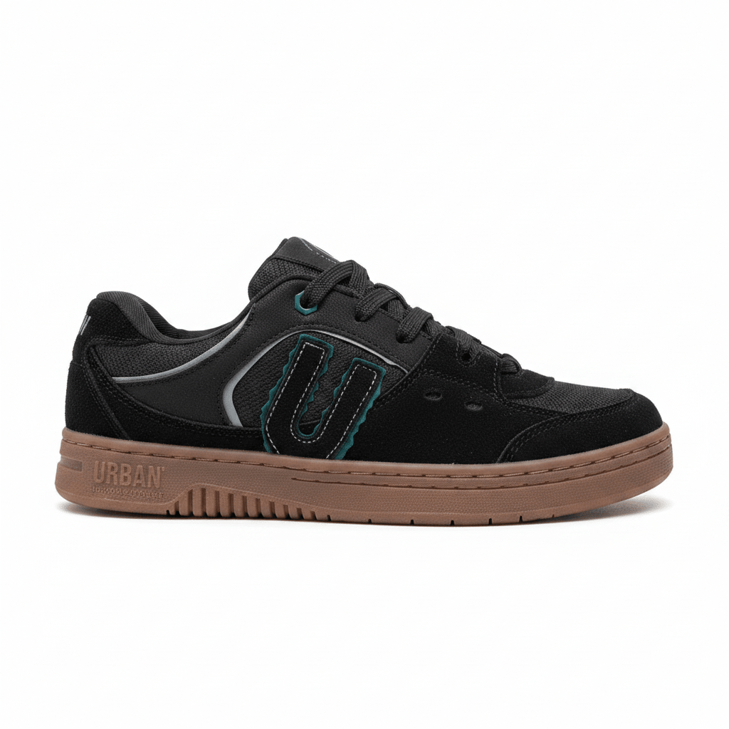 Tenis Negro Gamuza 13711 De Cordones Casual de Hombre Calzado 365 Costa Rica - Calzado 365