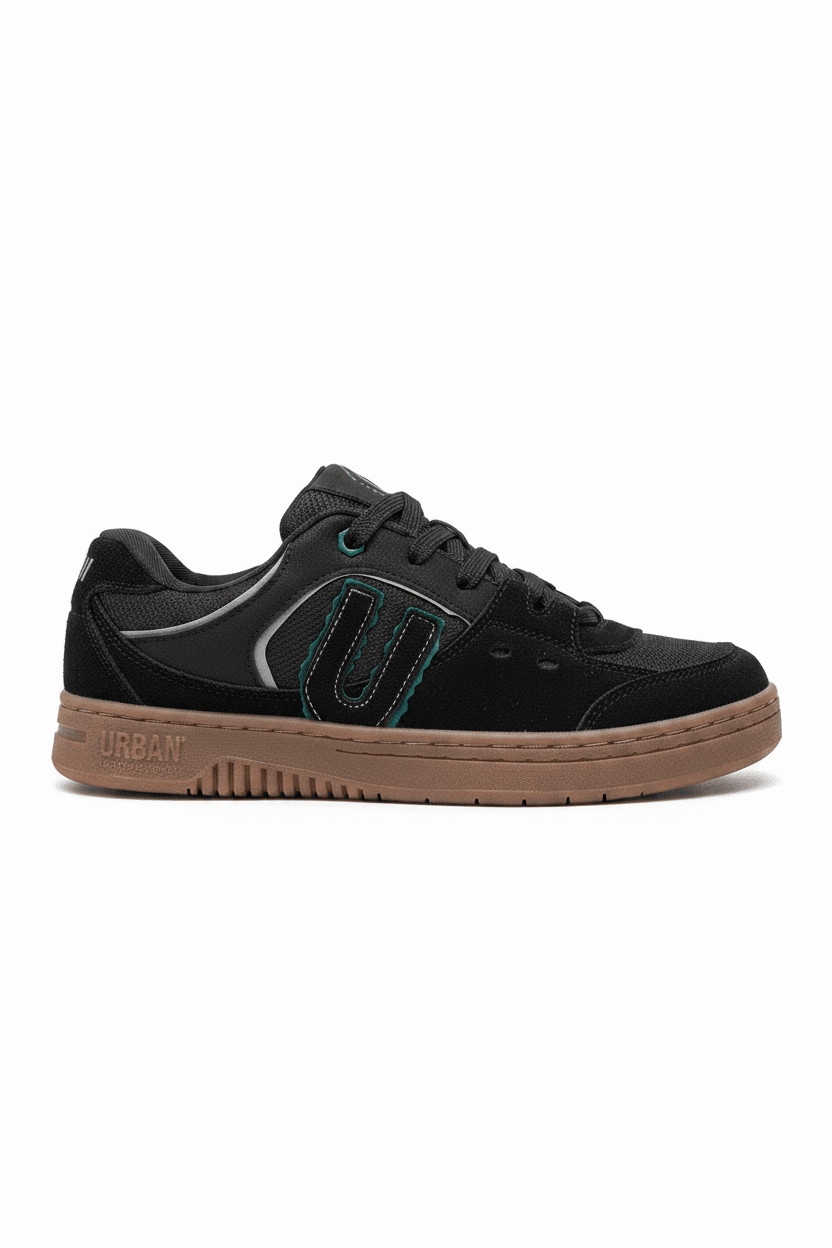 Tenis Negro Gamuza 13711 De Cordones Casual de Hombre Calzado 365 Costa Rica - Calzado 365