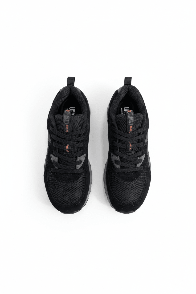 Tenis Negro Gris Gamuza 13726 De Cordones Casual de Hombre Calzado 365 Costa Rica - Calzado 365