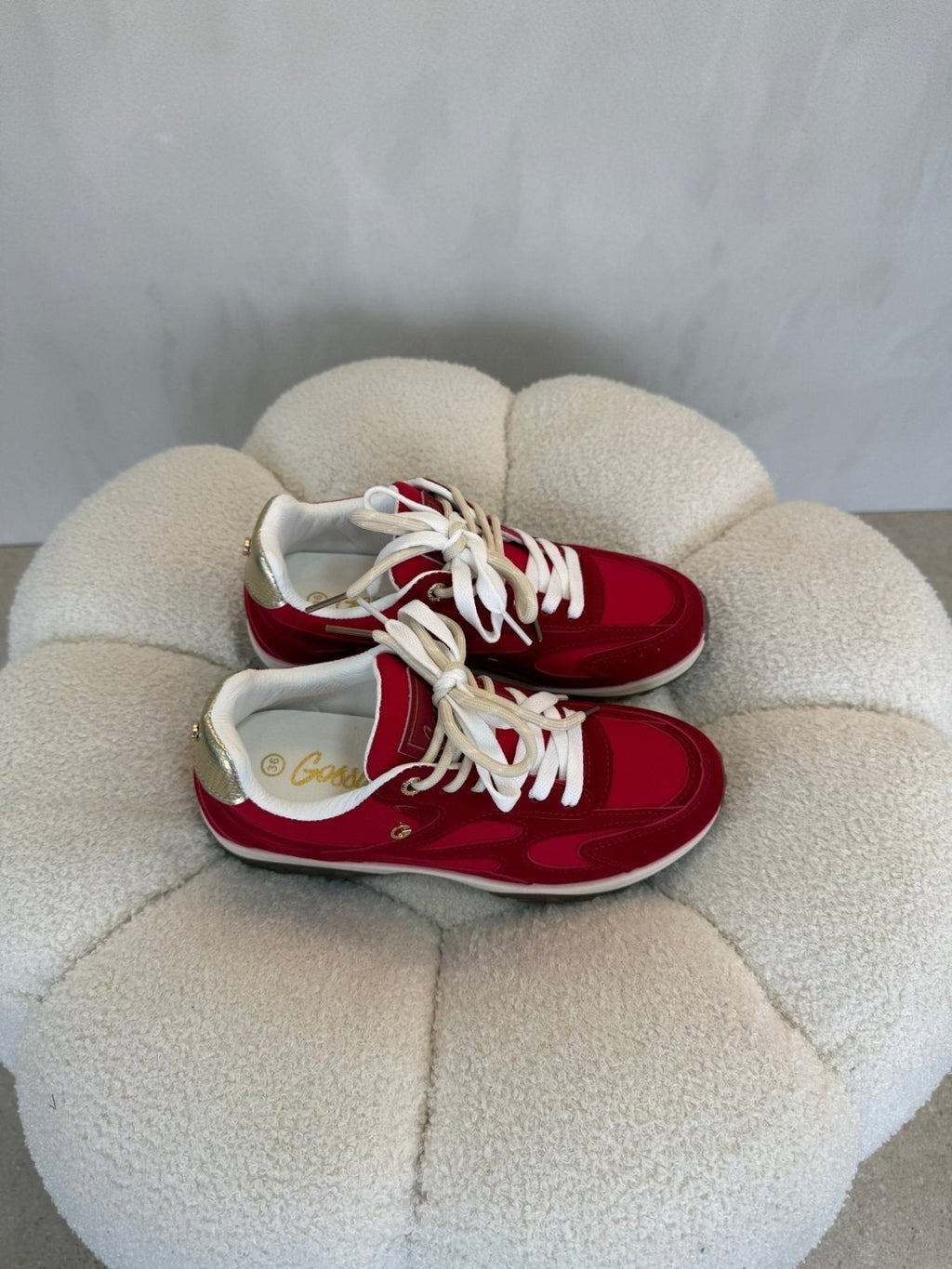 Tenis Rojo 15187 Cordones Deportivo de mujer Costa Rica - Calzado 365