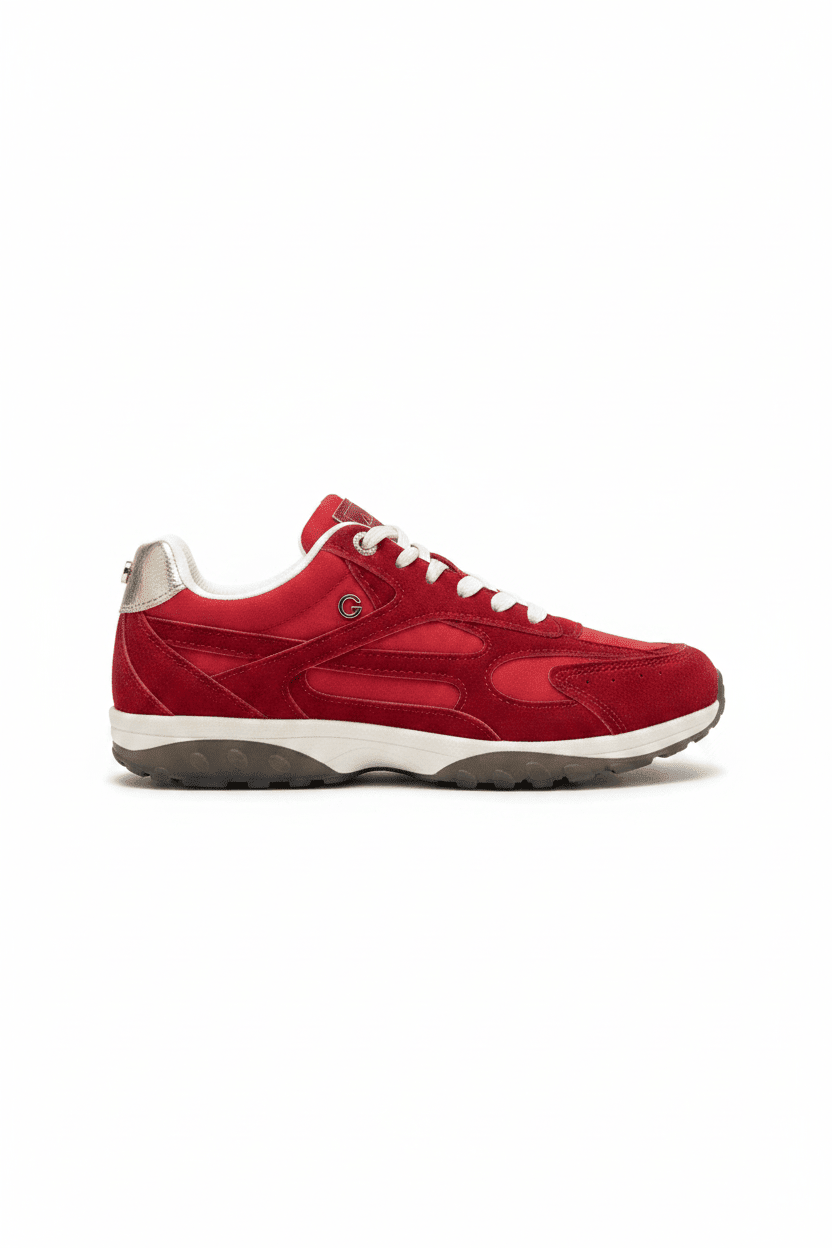 Tenis Rojo 15187 Cordones Deportivo de mujer Costa Rica - Calzado 365