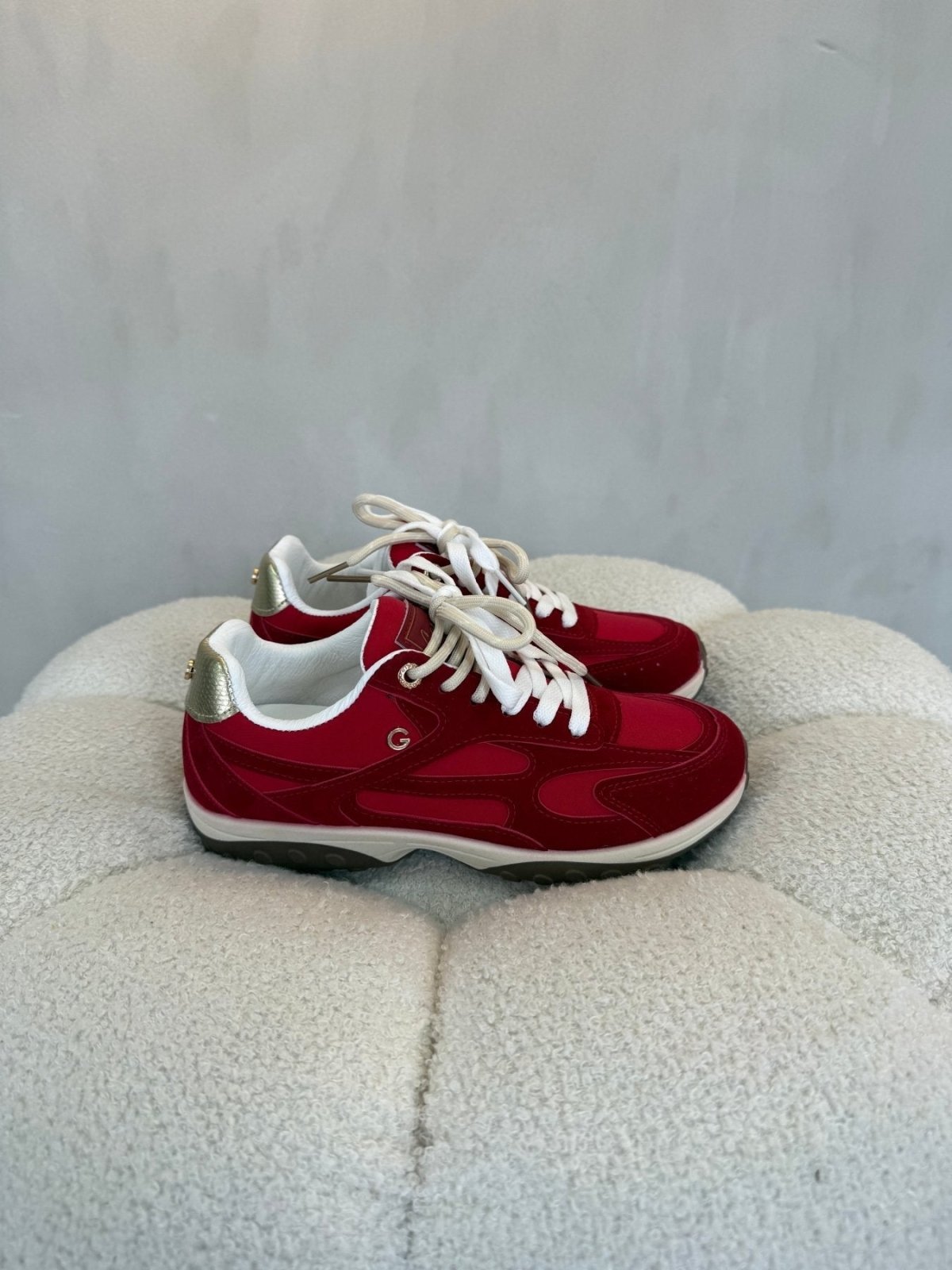 Tenis Rojo 15187 Cordones Deportivo de mujer Costa Rica - Calzado 365