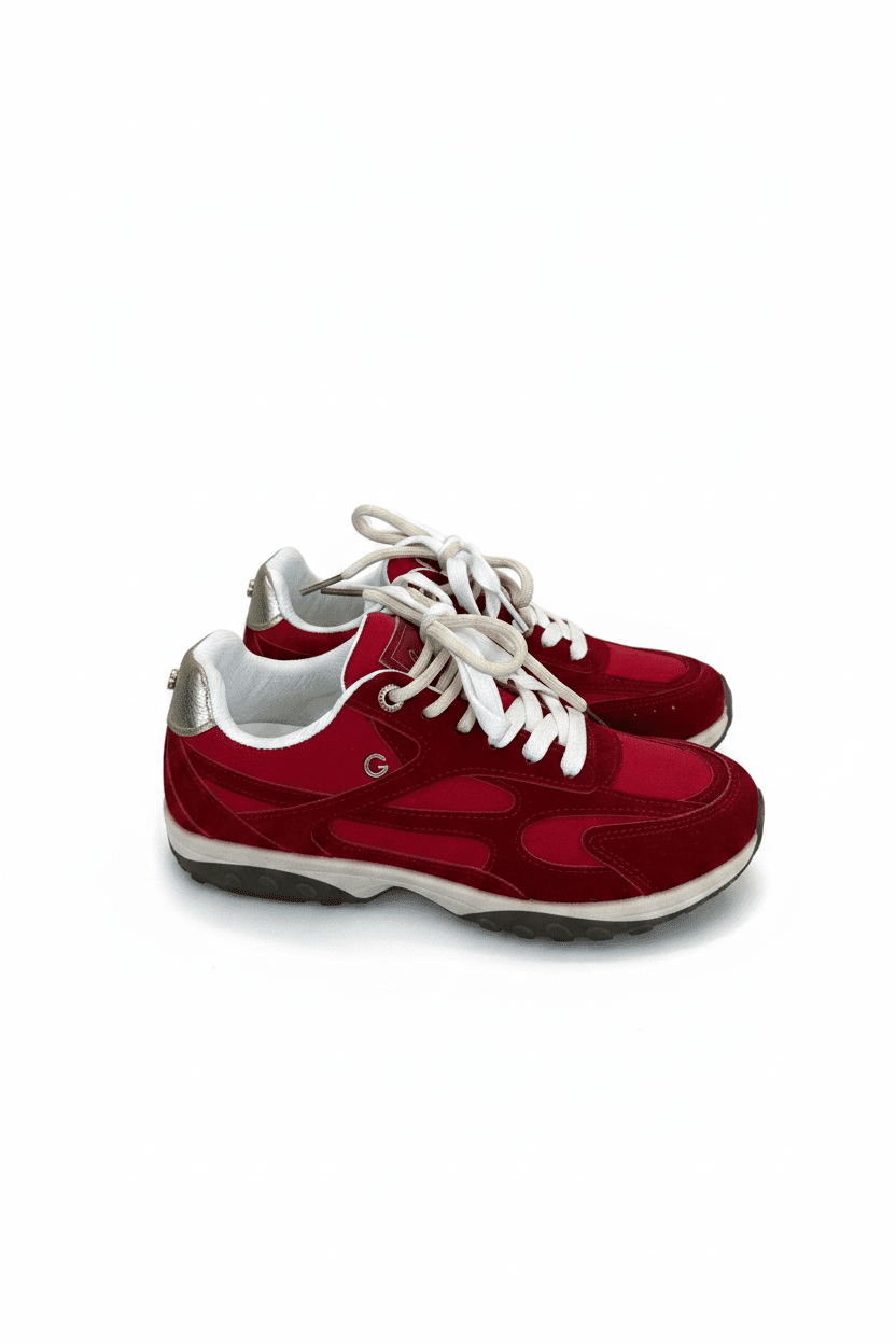Tenis Rojo 15187 Cordones Deportivo de mujer Costa Rica - Calzado 365