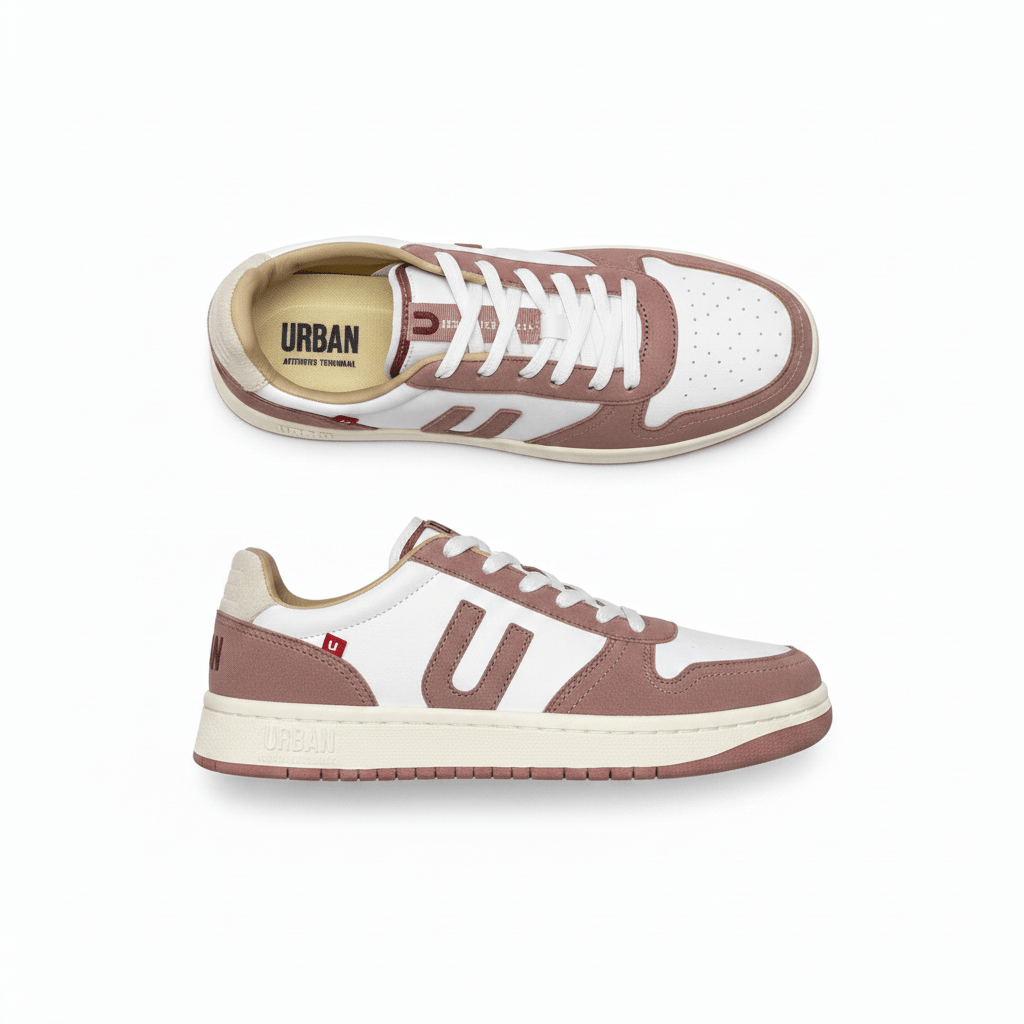 Tenis Rosa Blanco 13252 Casual de Mujer Calzado 365 Costa Rica - Calzado 365
