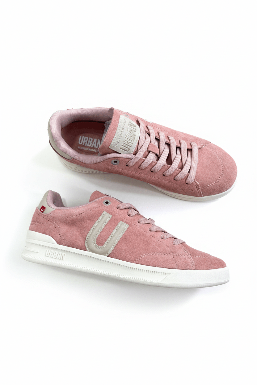 Tenis Rosa Gamuza 13259 Casual de Mujer Calzado 365 Costa Rica - Calzado 365
