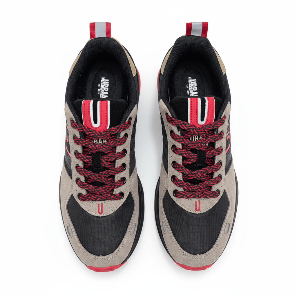 Tenis Taupe Negro Gamuza 12625 De Cordones Casual de Hombre Calzado 365 Costa Rica - Calzado 365