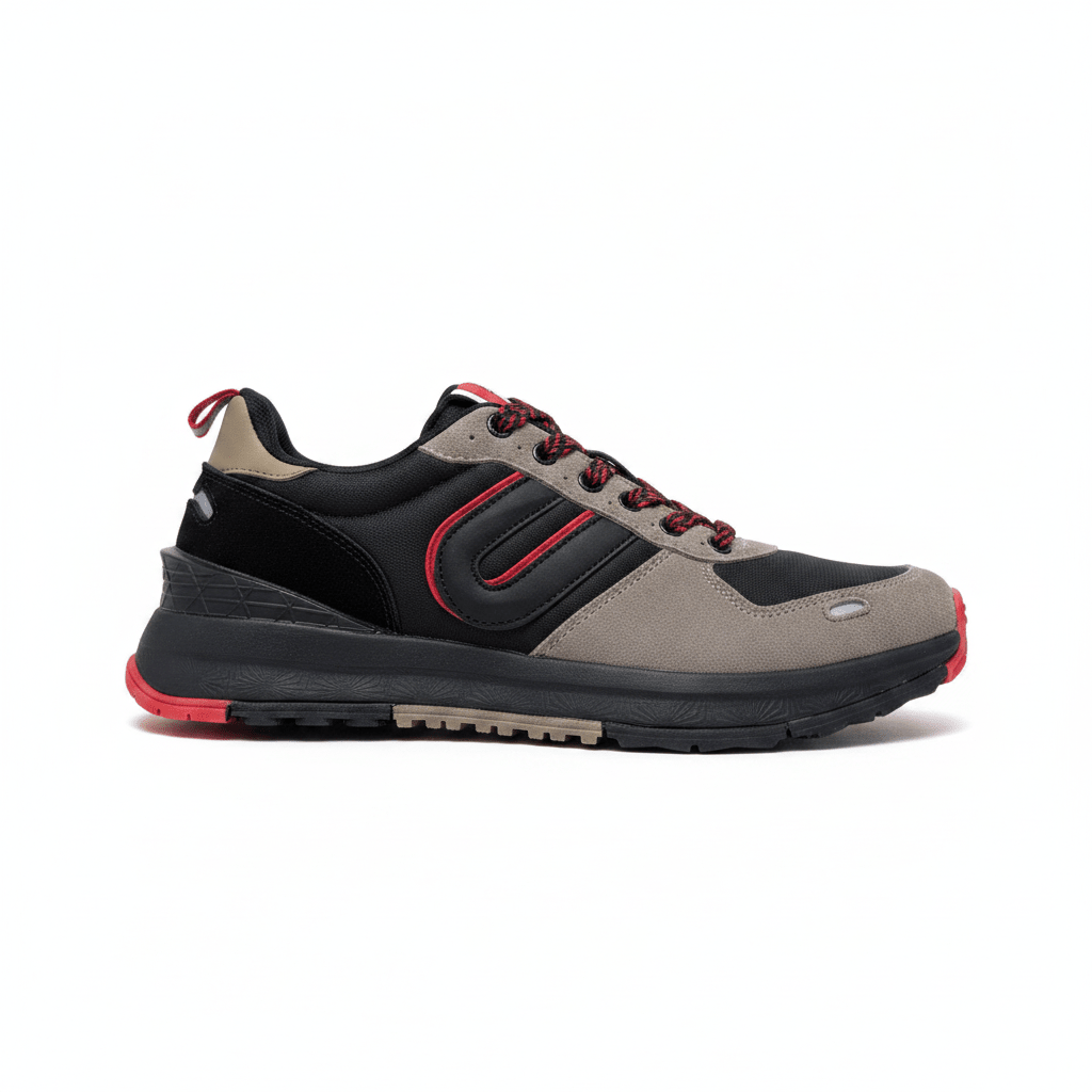 Tenis Taupe Negro Gamuza 12625 De Cordones Casual de Hombre Calzado 365 Costa Rica - Calzado 365