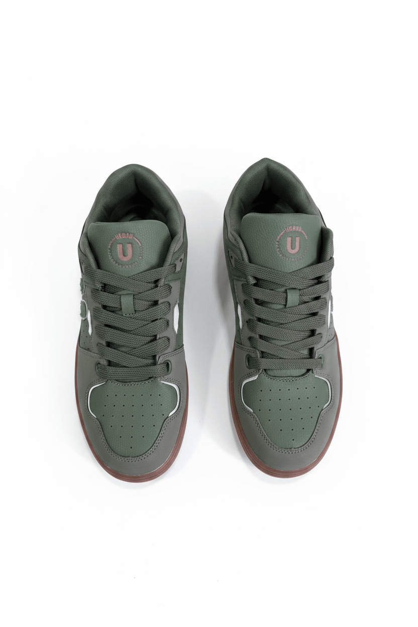 Tenis Verde Olivo Gamuza 13715 De Cordones Casual de Hombre Calzado 365 Costa Rica - Calzado 365