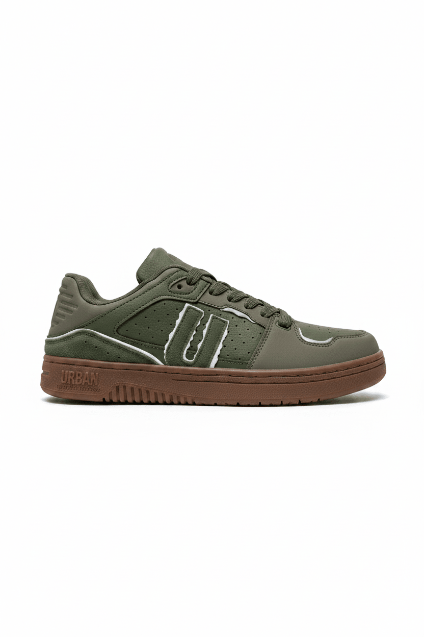 Tenis Verde Olivo Gamuza 13715 De Cordones Casual de Hombre Calzado 365 Costa Rica - Calzado 365