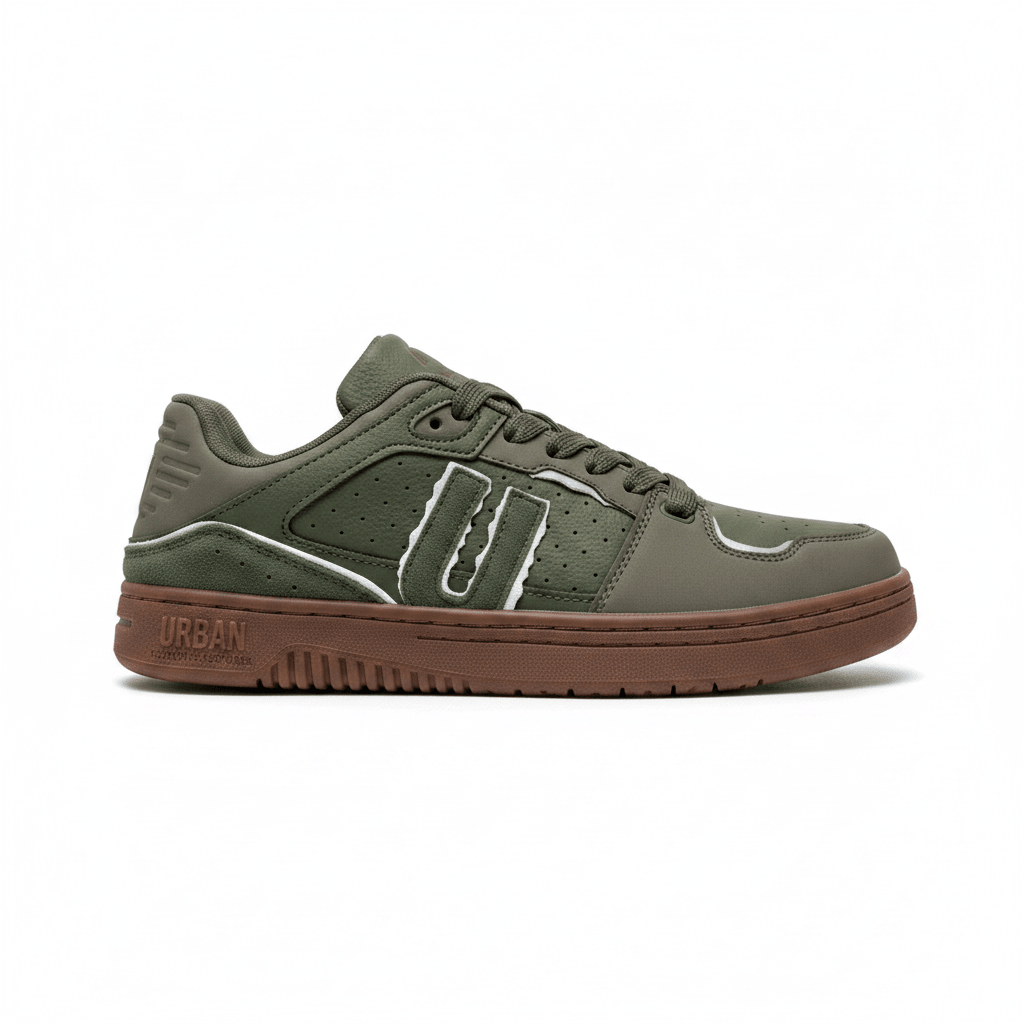 Tenis Verde Olivo Gamuza 13715 De Cordones Casual de Hombre Calzado 365 Costa Rica - Calzado 365